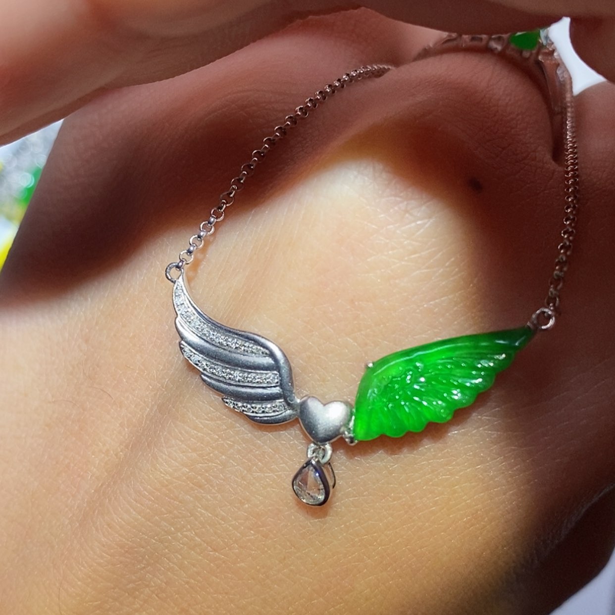 【闪购商品】翡翠颈饰18K金镶嵌?****?吊坠