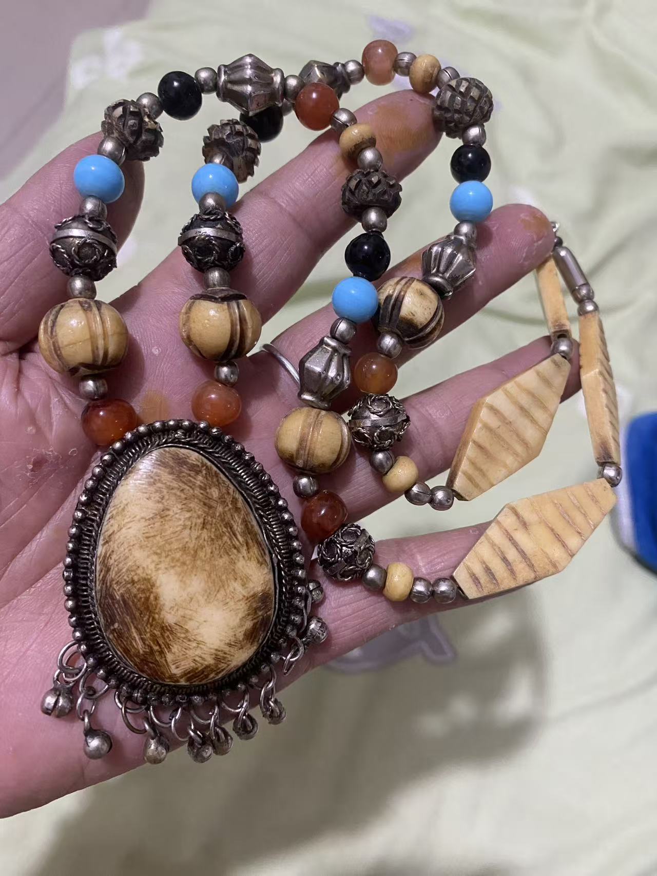 合金吊坠 合金水晶项链【中古回流首饰】