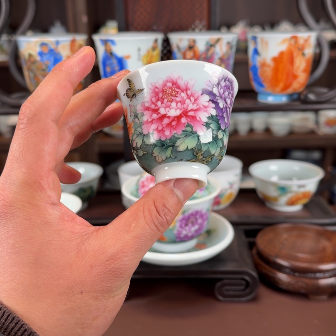杯景德镇陶瓷艺术家作品欣赏