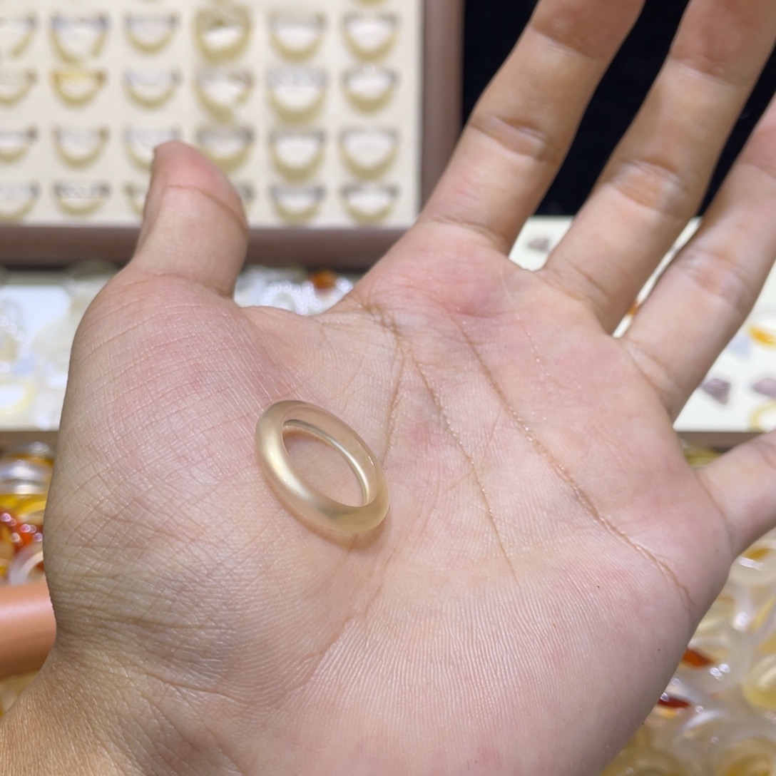 玛瑙/玉髓合金戒指79号港12