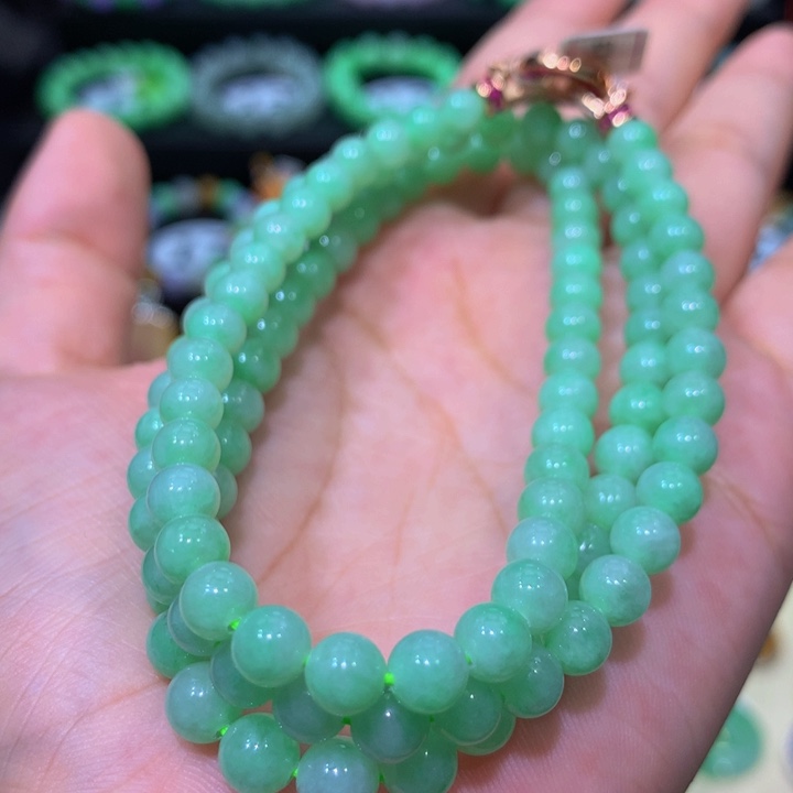 翡翠未镶嵌手链翡翠