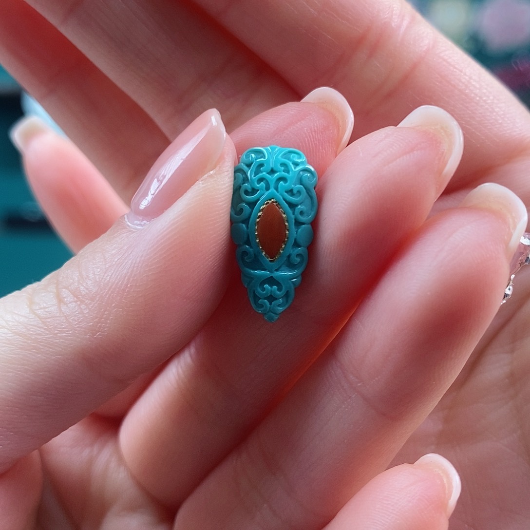 绿松石珠宝奇石未镶嵌