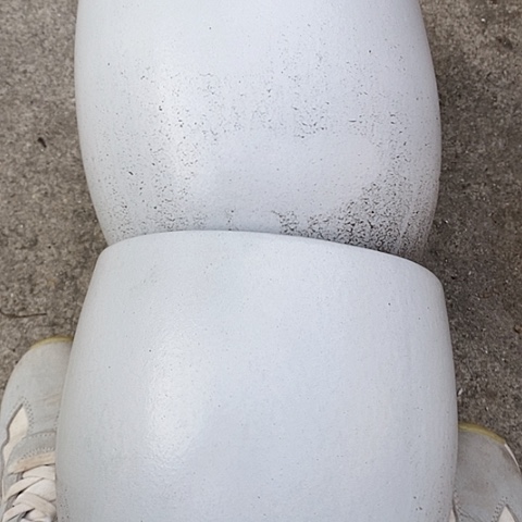 【闪购商品】紫砂花盆高20口19一对