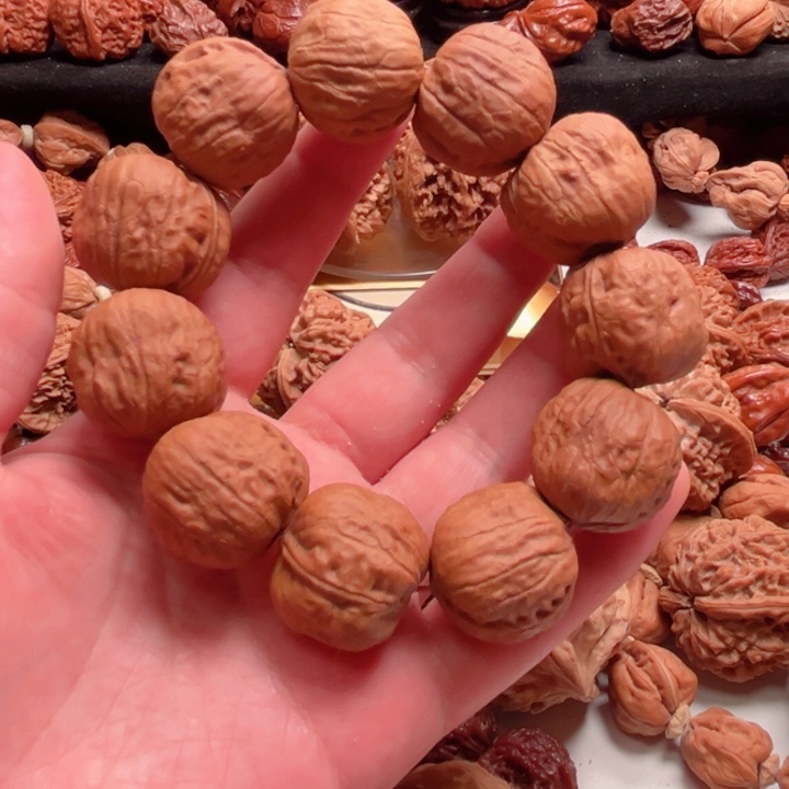 文玩核桃手串24尺寸寿星元宝手串