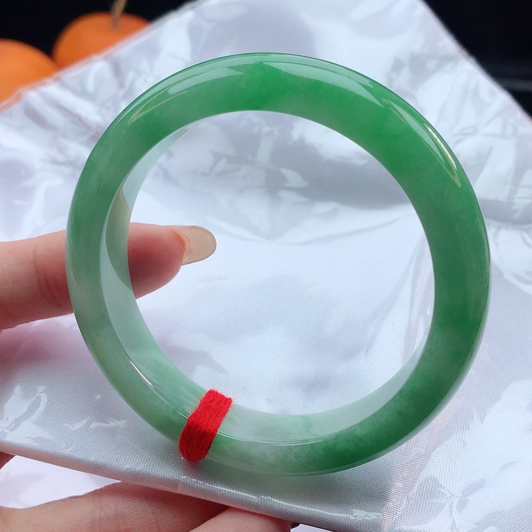 翡翠手镯未镶嵌54圈口882265