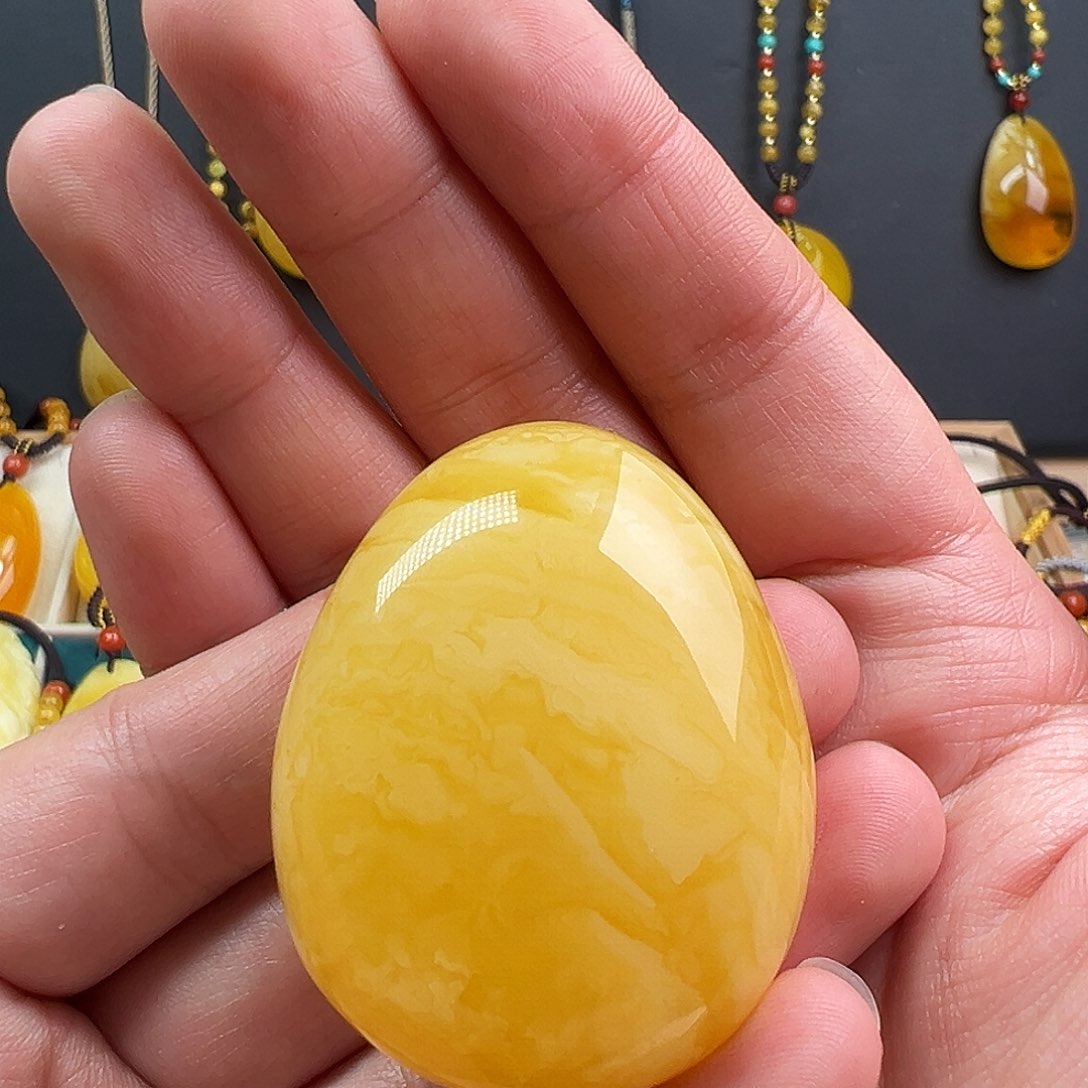 蜜蜡颈饰未镶嵌蜜蜡