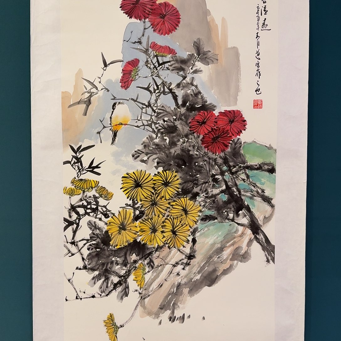 国画董老师的作品