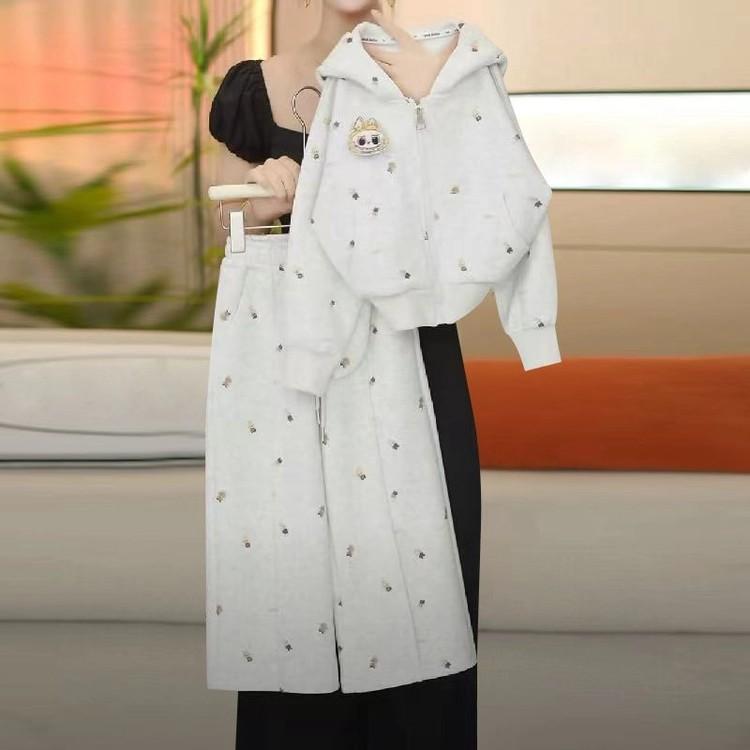 【思晨家】女童2025秋季新款韩版洋气印花卡通拉布布休闲两件套