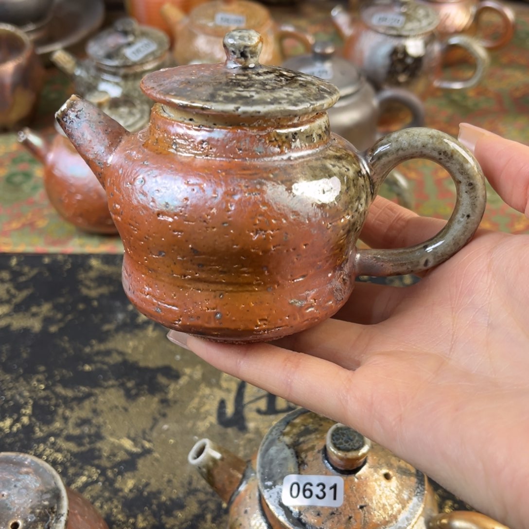 杯?***葭柴烧茶器粗陶壶