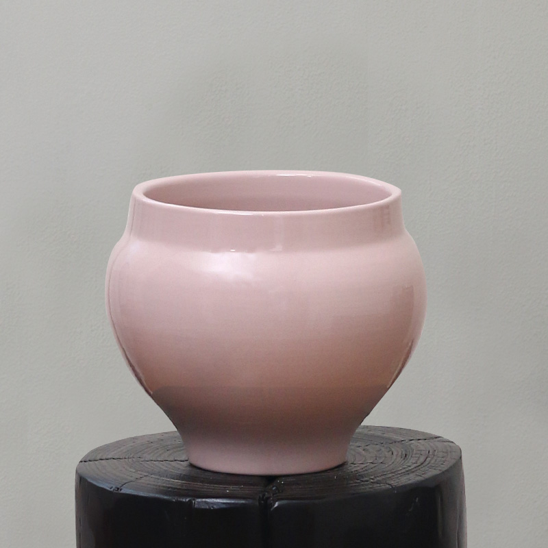 蝴蝶兰花盆北欧风简约透气兰花花盆陶瓷盆蝴蝶兰桌面家用