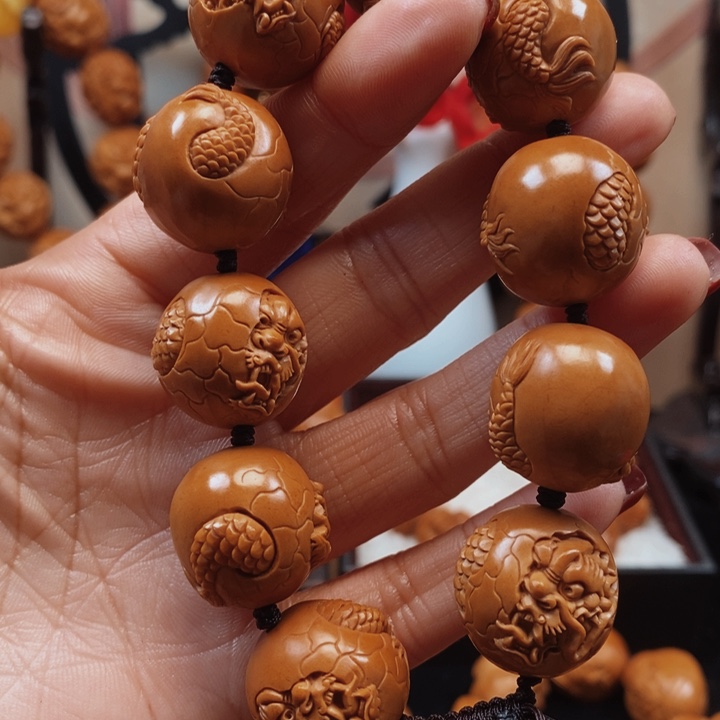 橄榄核手串/手链横财神九龙2.0