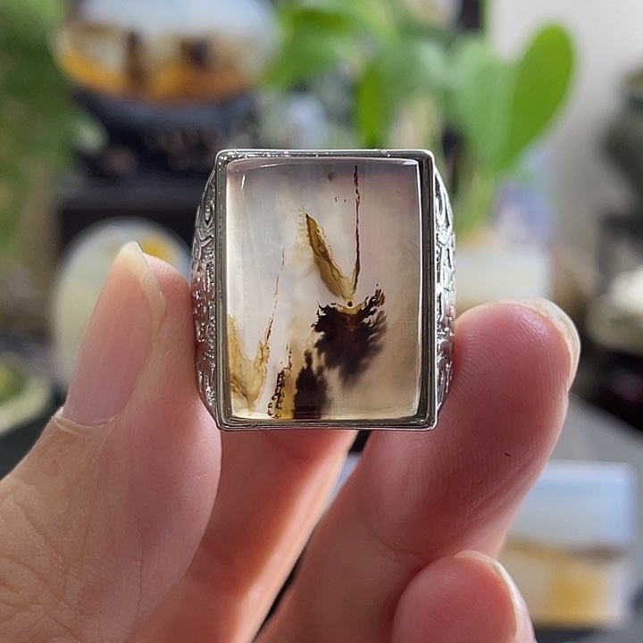 玛瑙/玉髓合金珠宝半成品