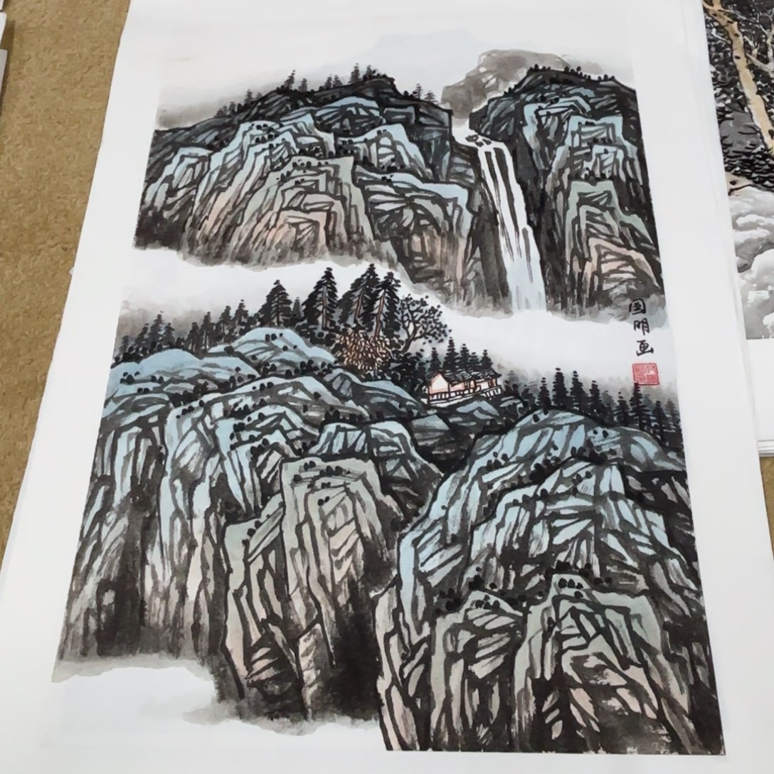 国画国画老师作品刘