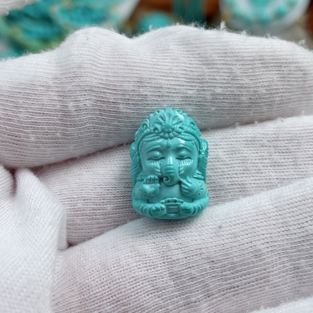 绿松石珠宝奇石未镶嵌