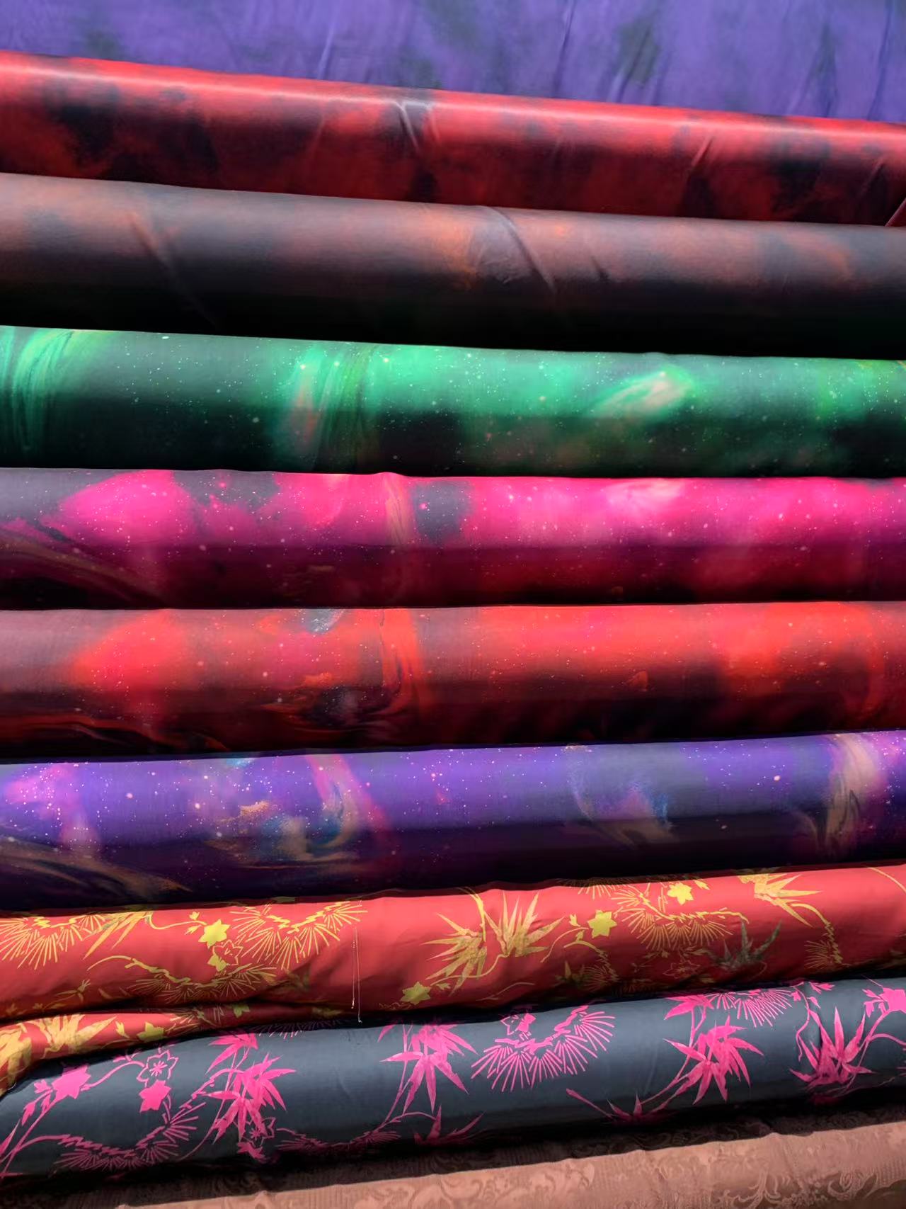 【3号】双面提花花罗面料香云纱丝绸等面料备 注编号拍错随机发