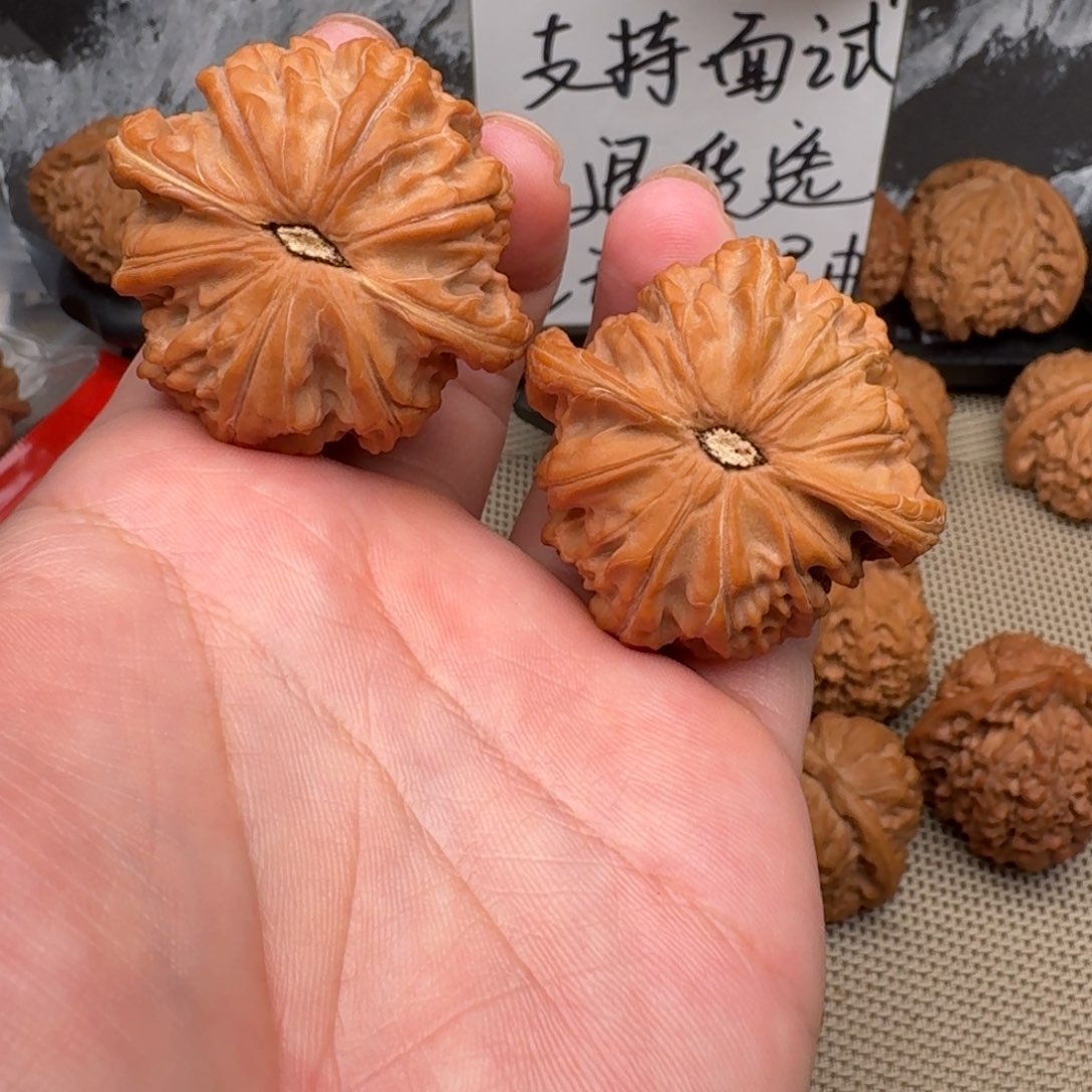 把件文玩核桃43磨盘微修
