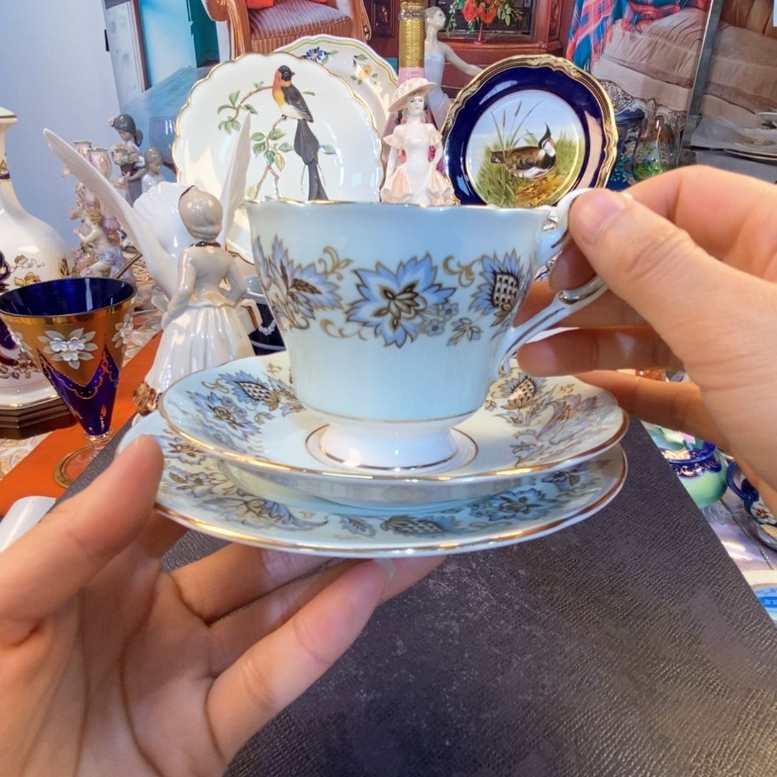 欧瓷咖啡杯水晶杯