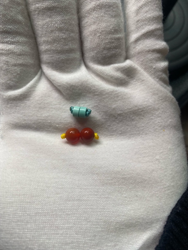 天然原矿南红隔片