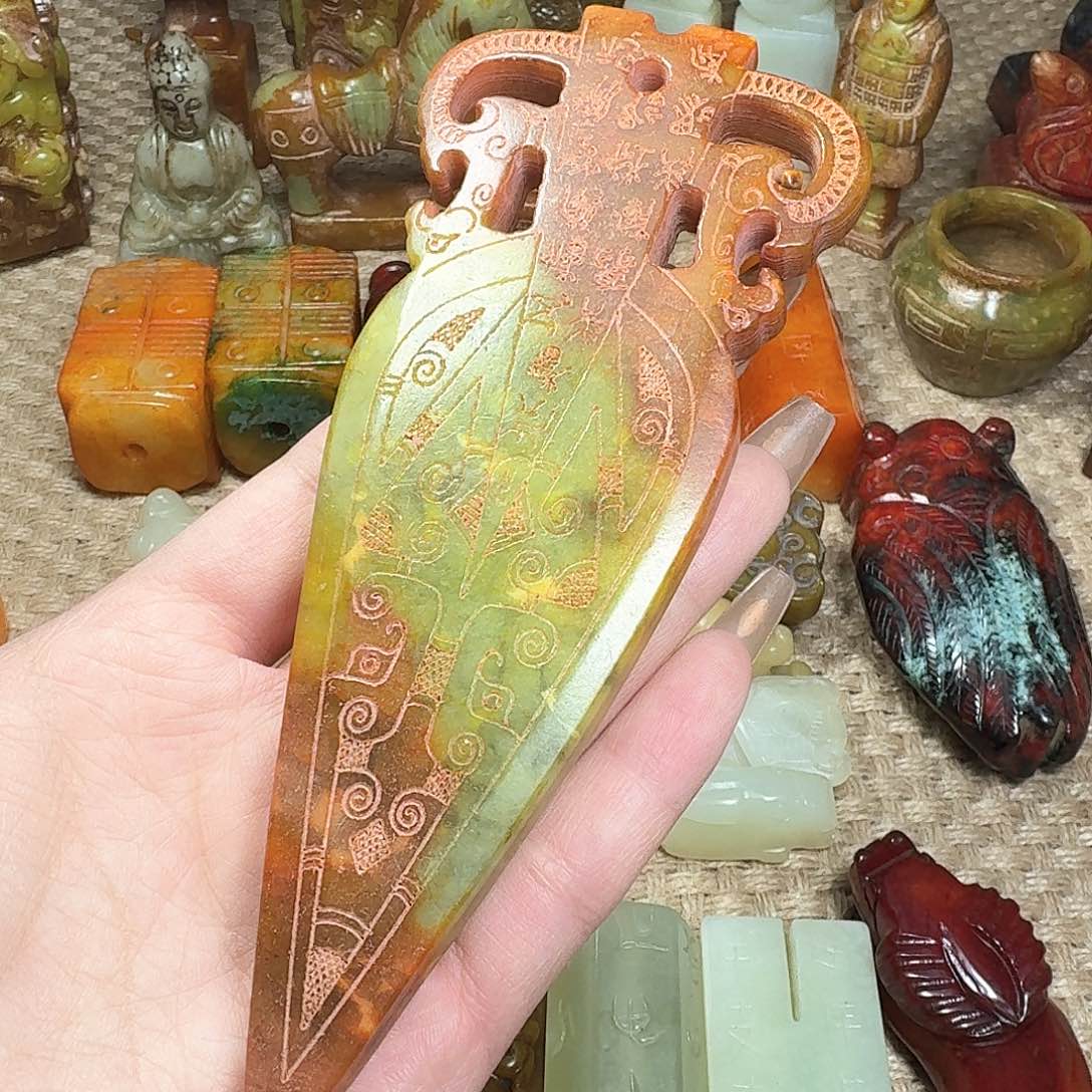 白玉菩提吊坠挂件