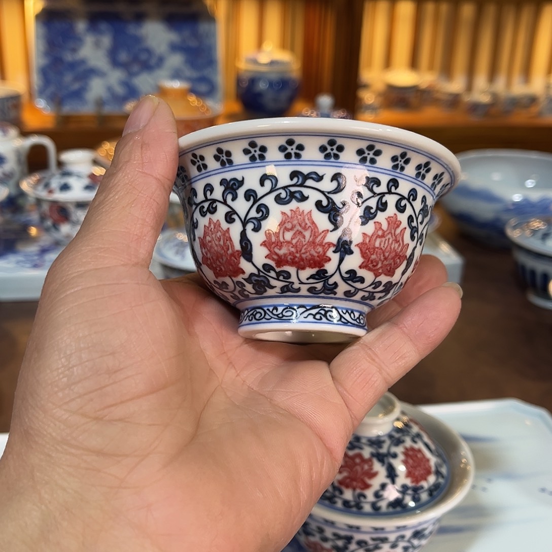 錡镇堂手工手绘绘杯