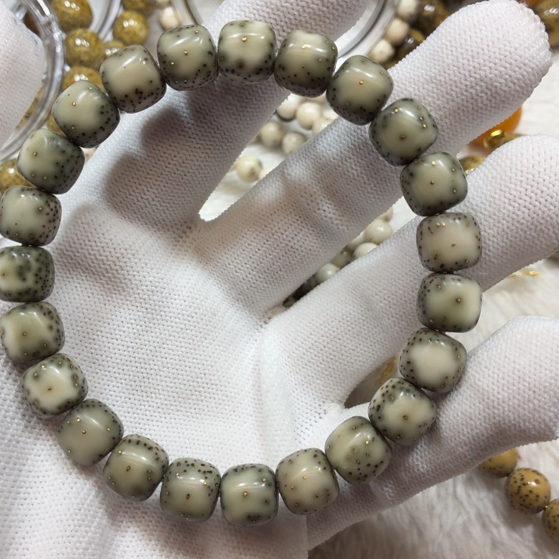 手串星月菩提石玉侧留白10