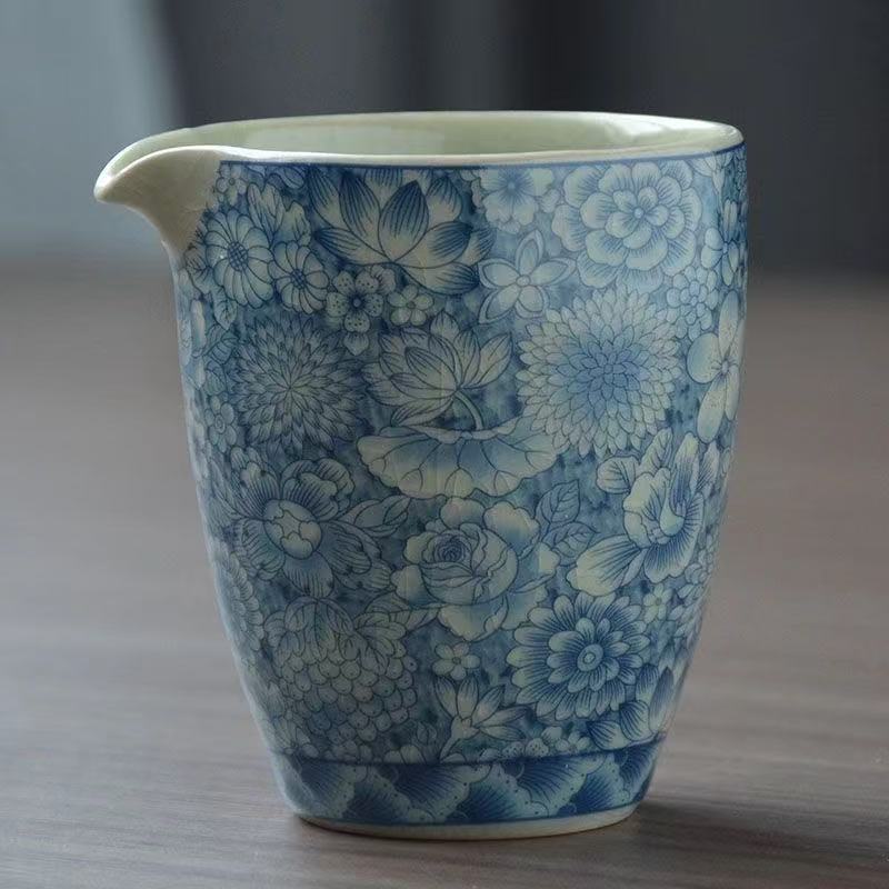 新式繁花公道杯陶瓷公道杯-0067