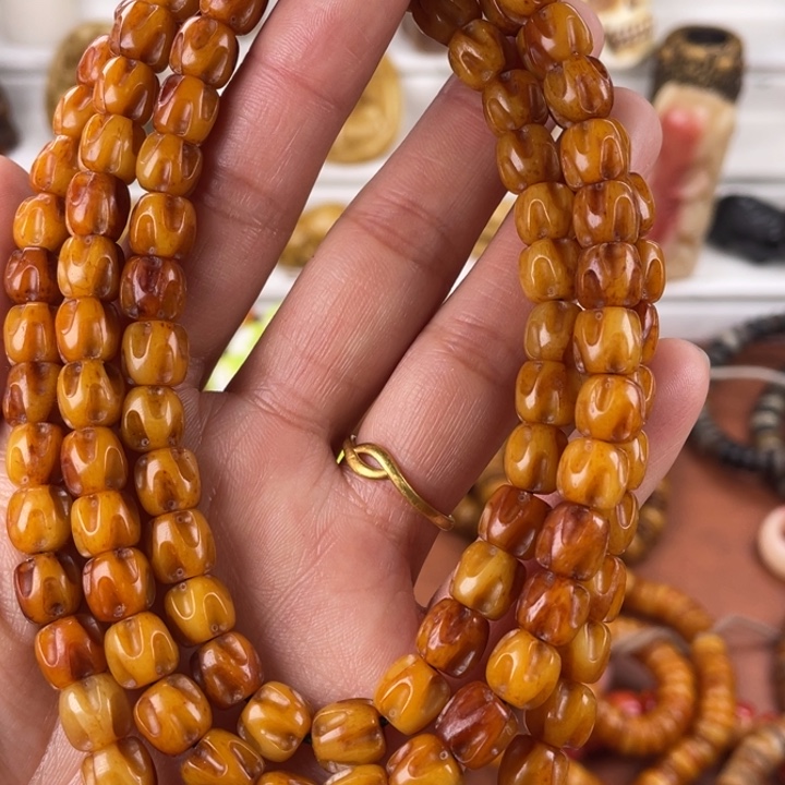 驼骨其他骆驼骨雕刻百香籽0.8