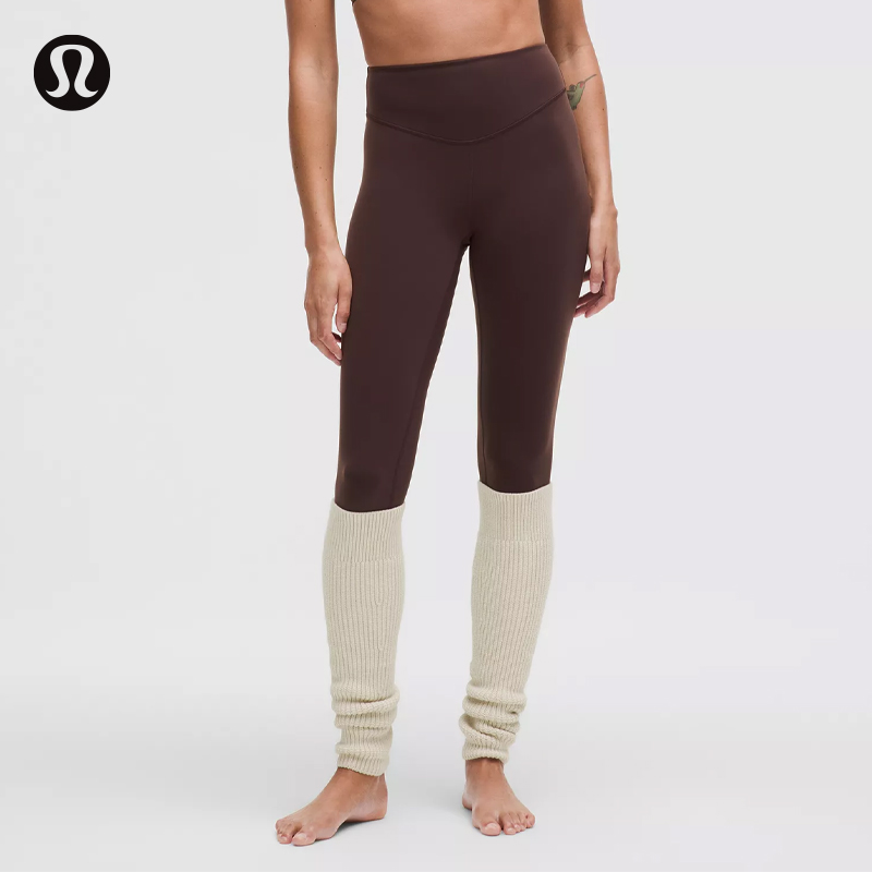 Ribbed Knit 女士羊毛混纺罗纹针织保暖腿套丨lululemon丨LW9FDMS