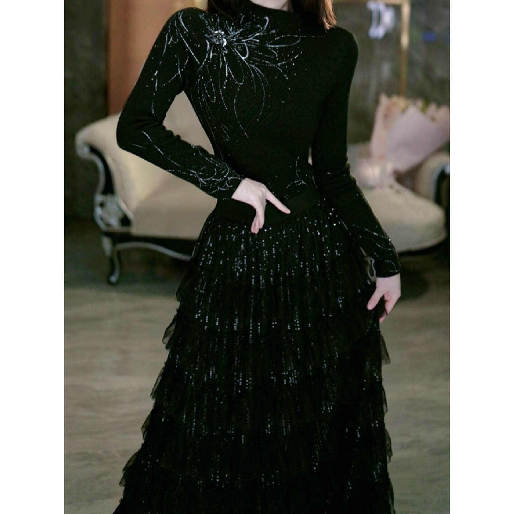 11-28【秀场焦点】重工时尚气质百搭设计师款上衣&半裙