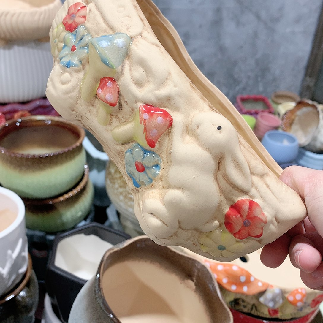 陶瓷陶瓷多肉花盆特价