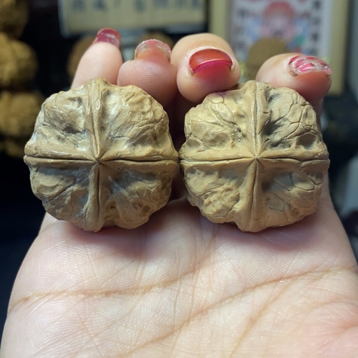 文玩核桃吊坠37南瓜四棱