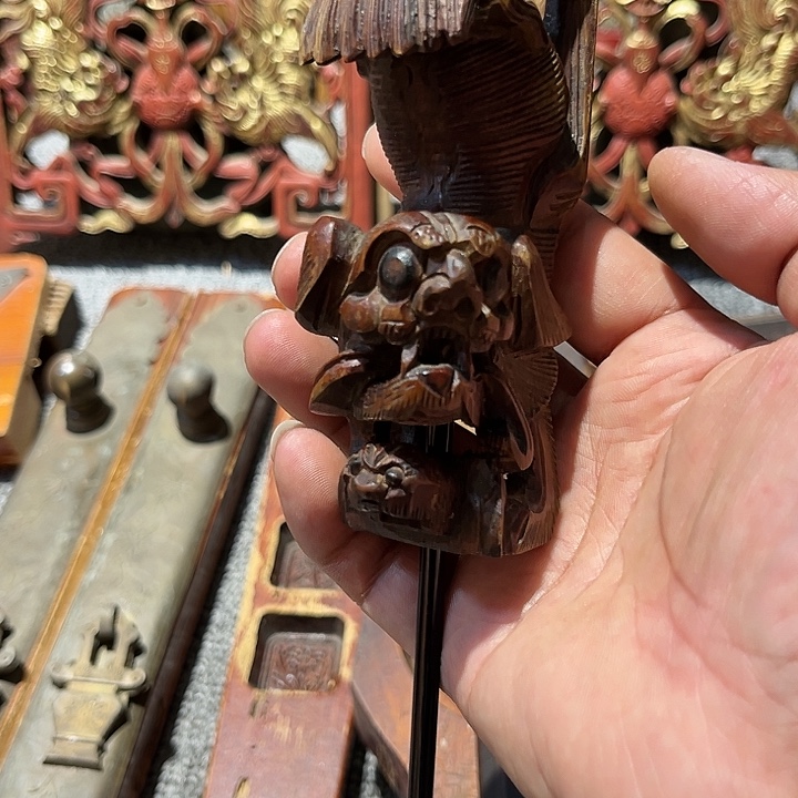 赤***焰陶瓷古色古香精品木雕