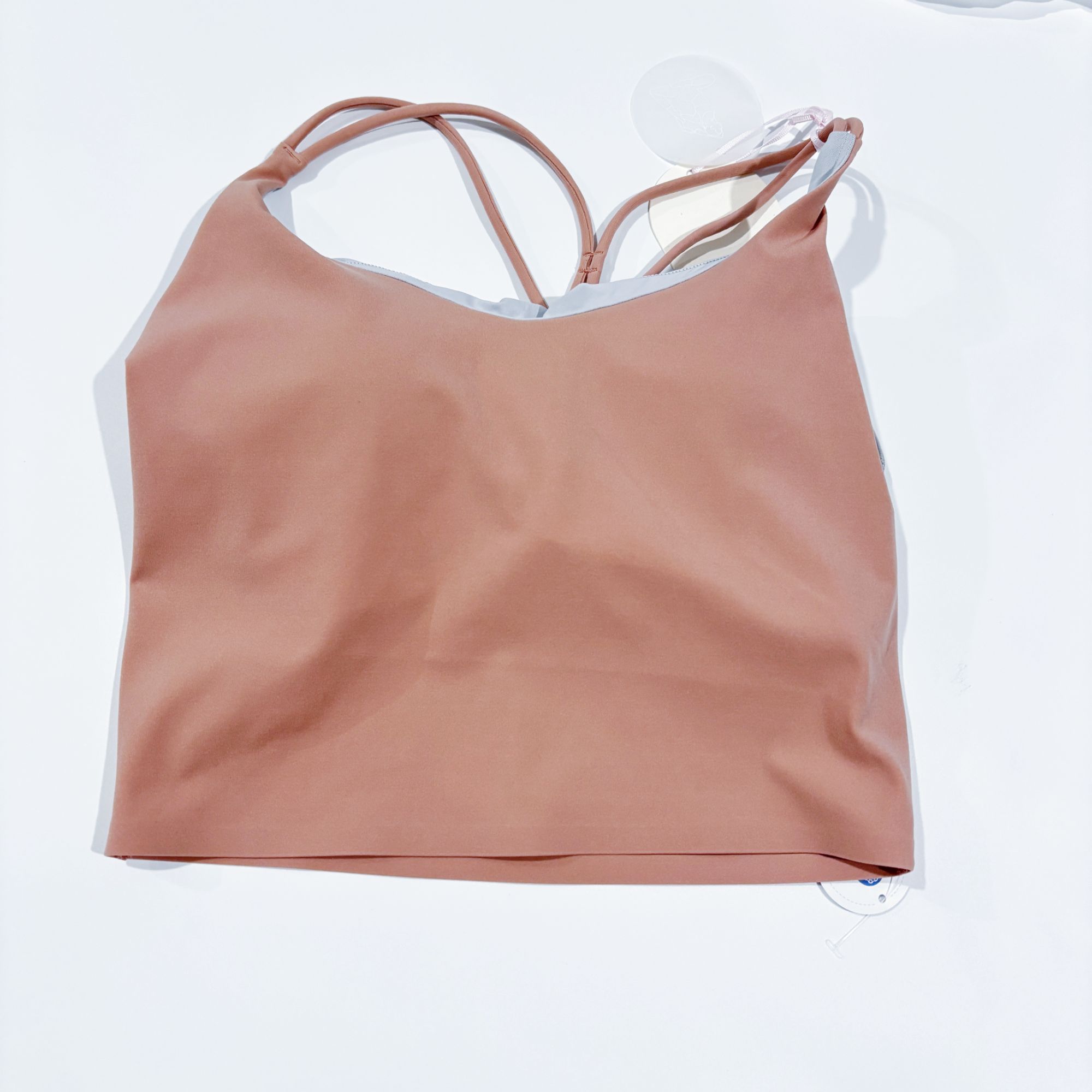 裸感中强度运动内衣健身瑜伽舞蹈普拉提运动美背文胸