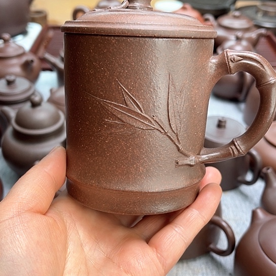 紫砂茶壶黄龙山原矿