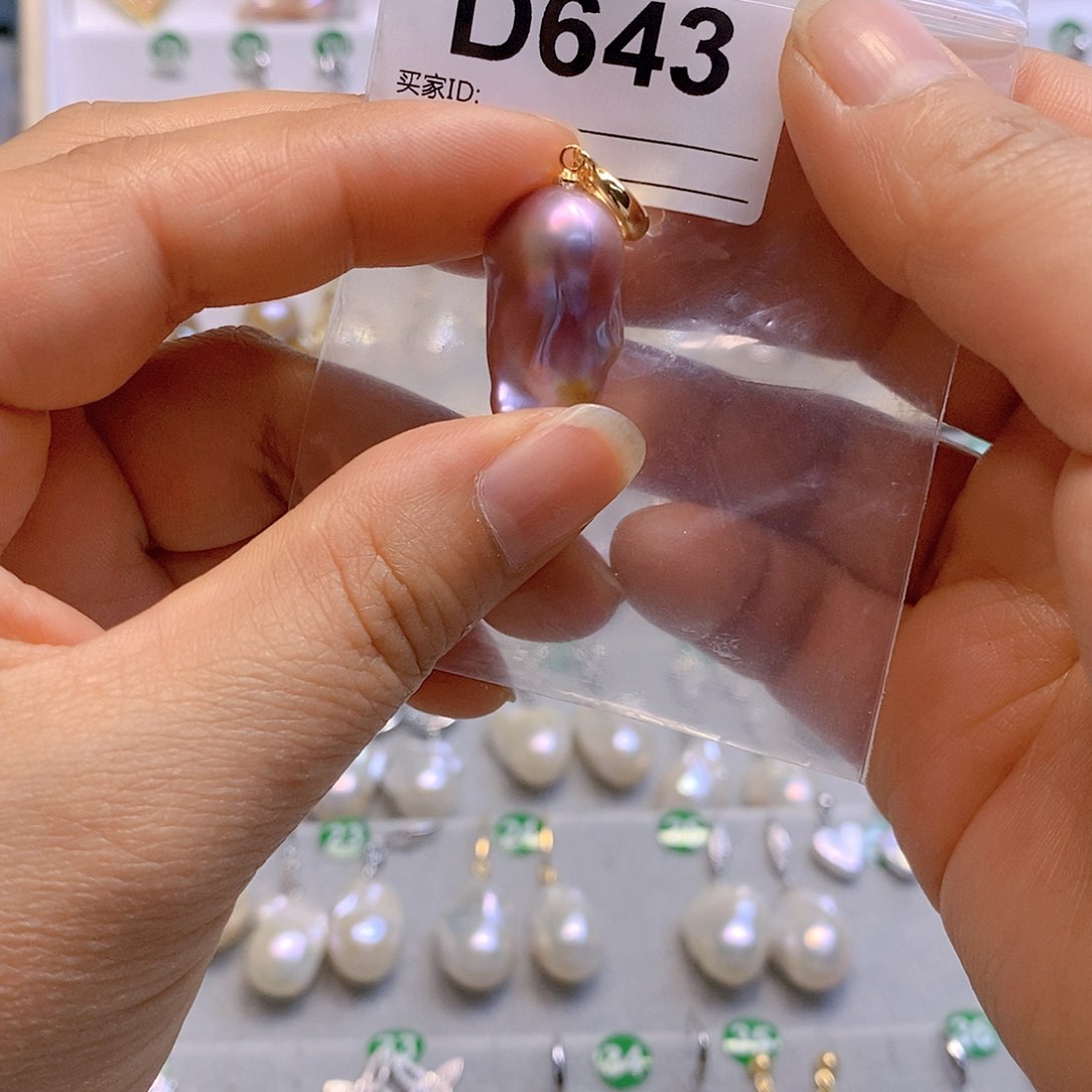 淡水珍珠颈饰银S925镶嵌