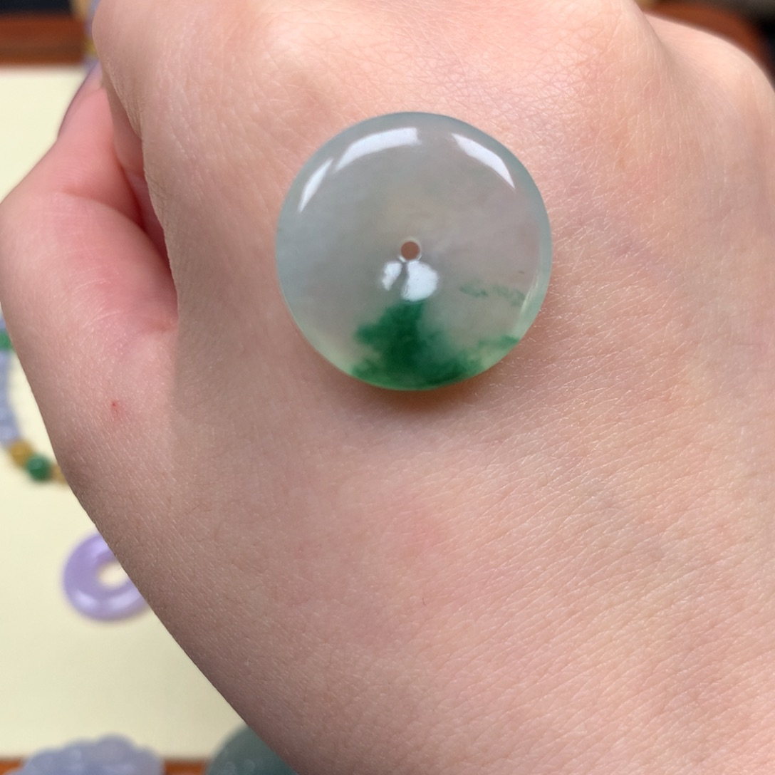 定制翡翠未镶嵌平安扣