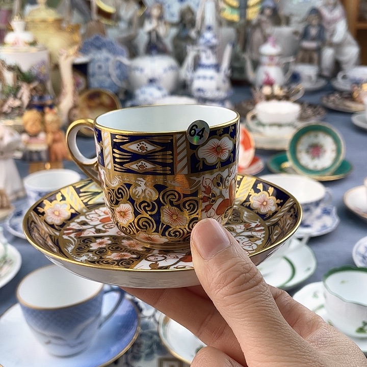 中古欧瓷瓷器小房子