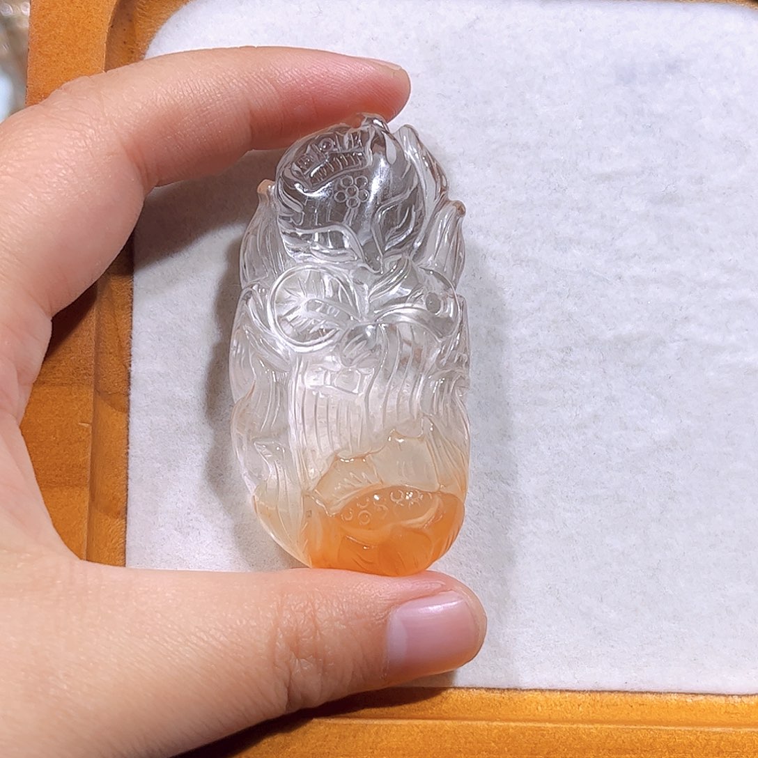水晶吊坠(不含链)未镶嵌
