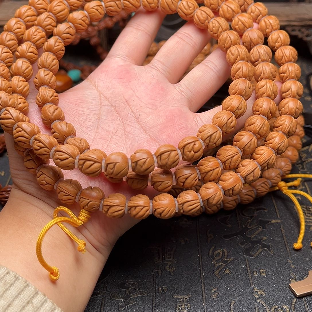 桃核吊坠大肠薄挂