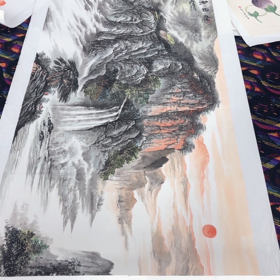 国画小*刘学志240/97山水马
