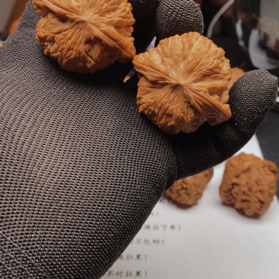 文玩核桃把件！*-A002磨盘44.5