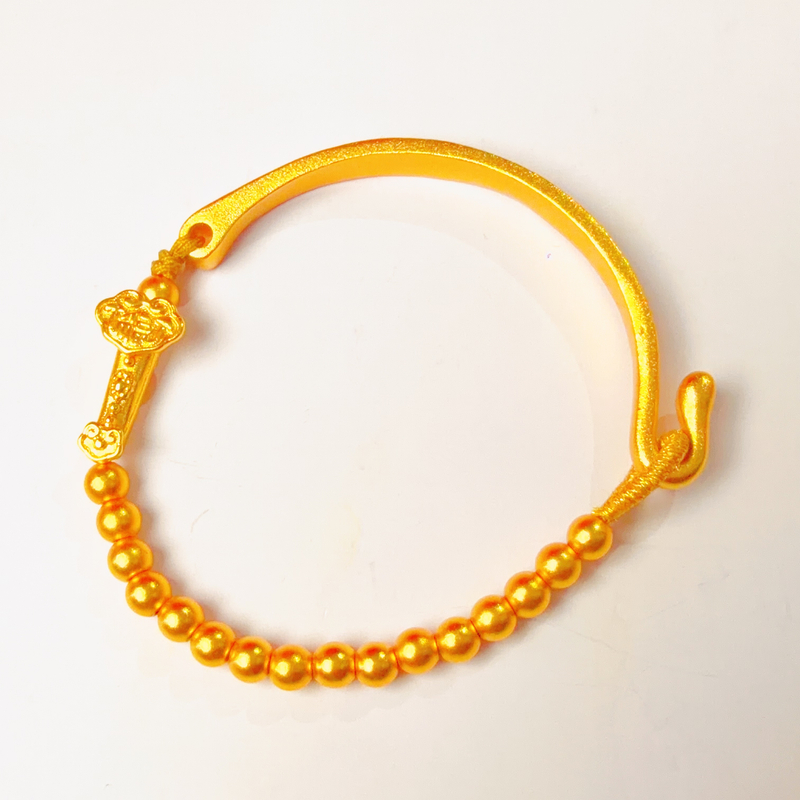 手链 JR13S025古法如意半镯手链多样性发货