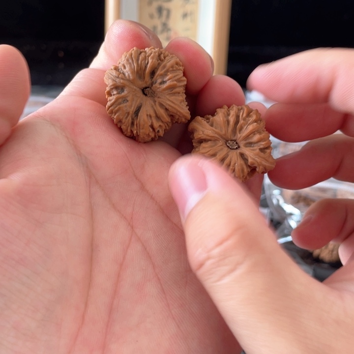 文玩核桃吊坠H**o南将 浮黄