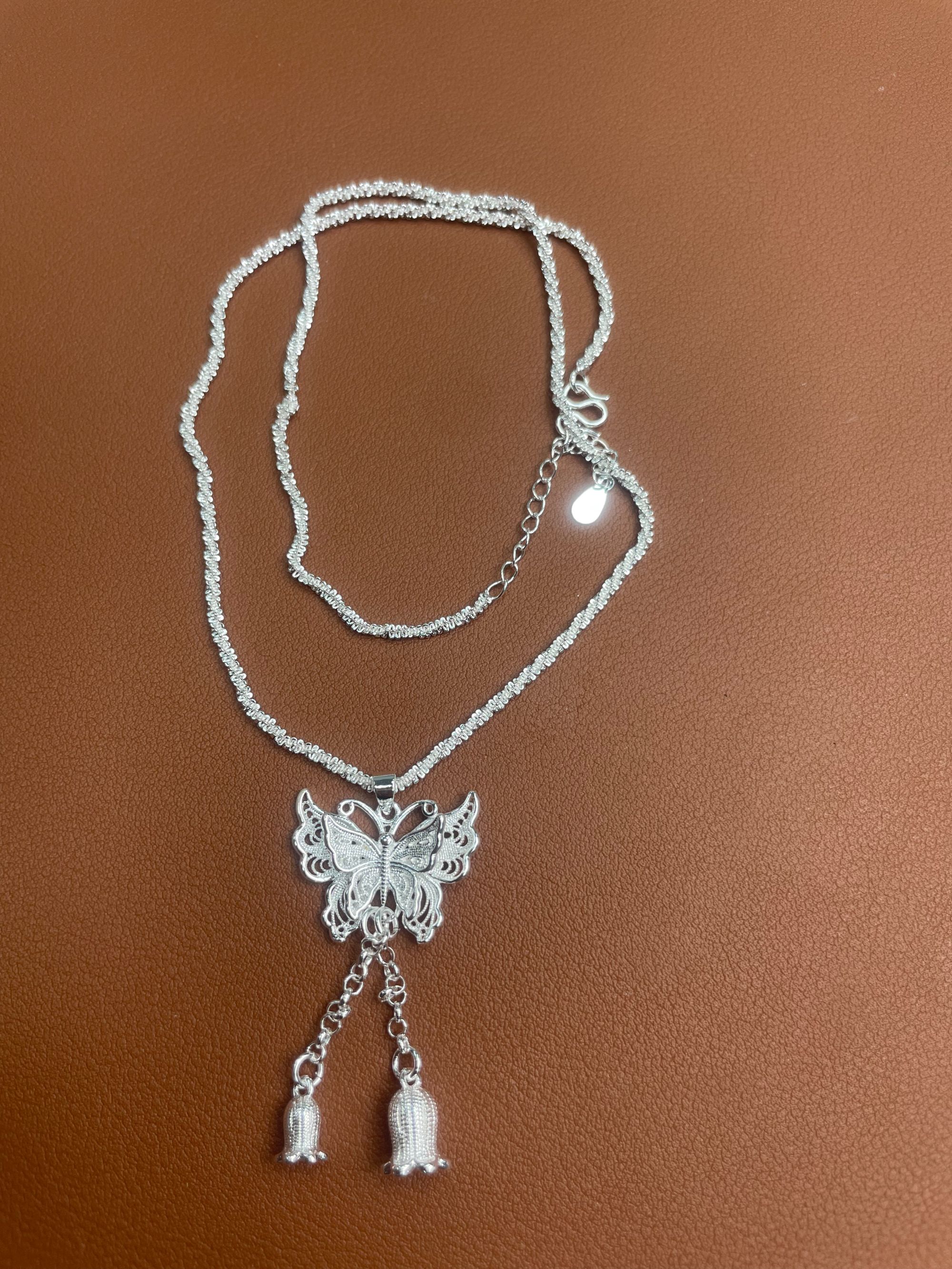 坠链均足银 YZ051 银饰精品项链8g