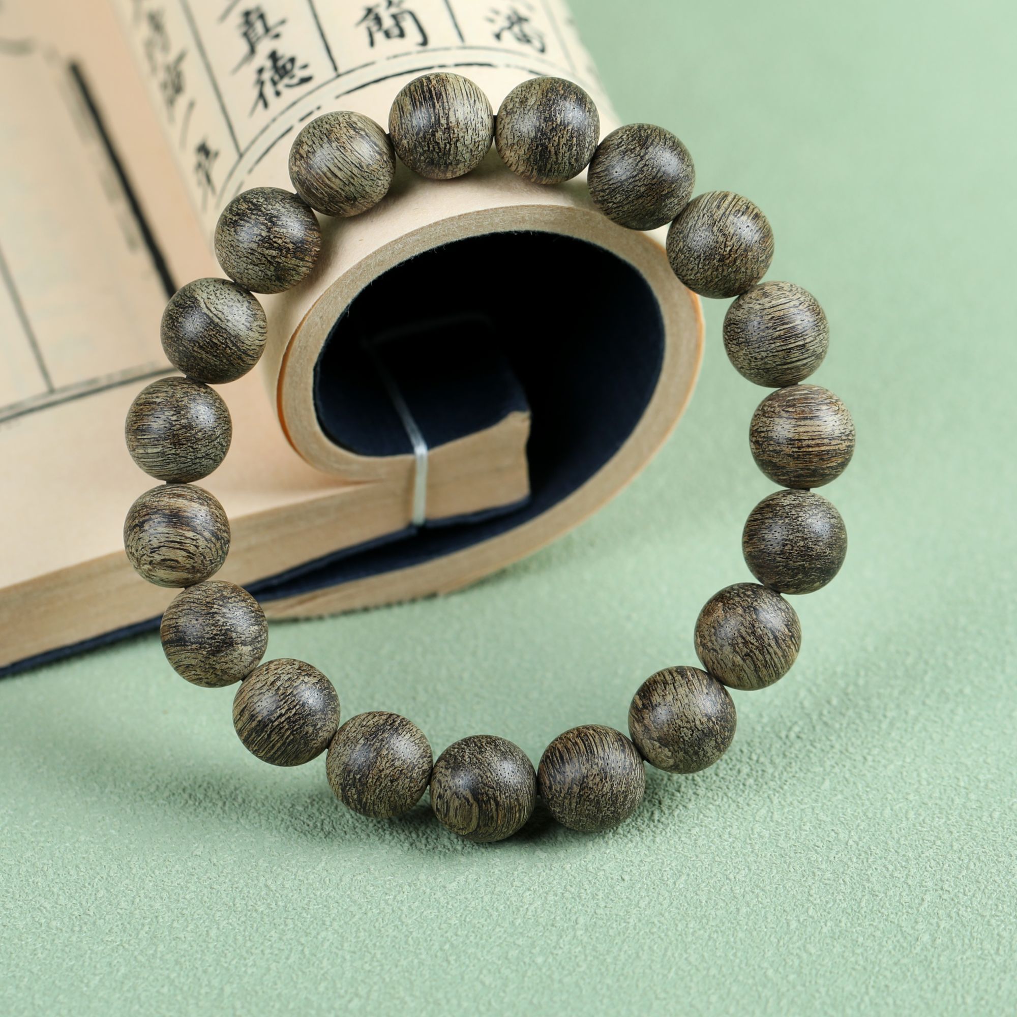 莺霏琪金三角沉香11克11mm手串单圈 花蜜果香韵味醇厚 正区天然