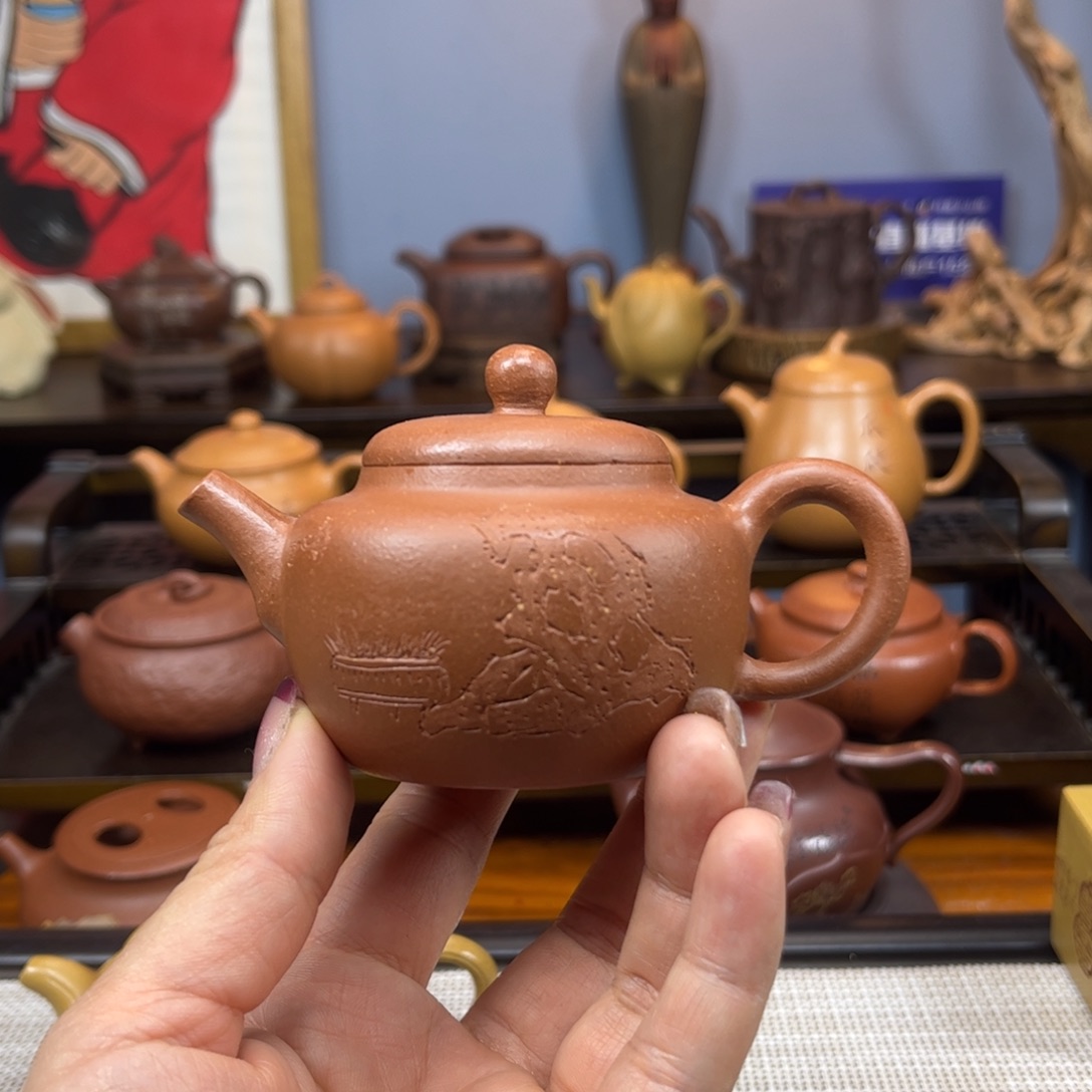 紫砂茶壶紫砂茶具半手工制作