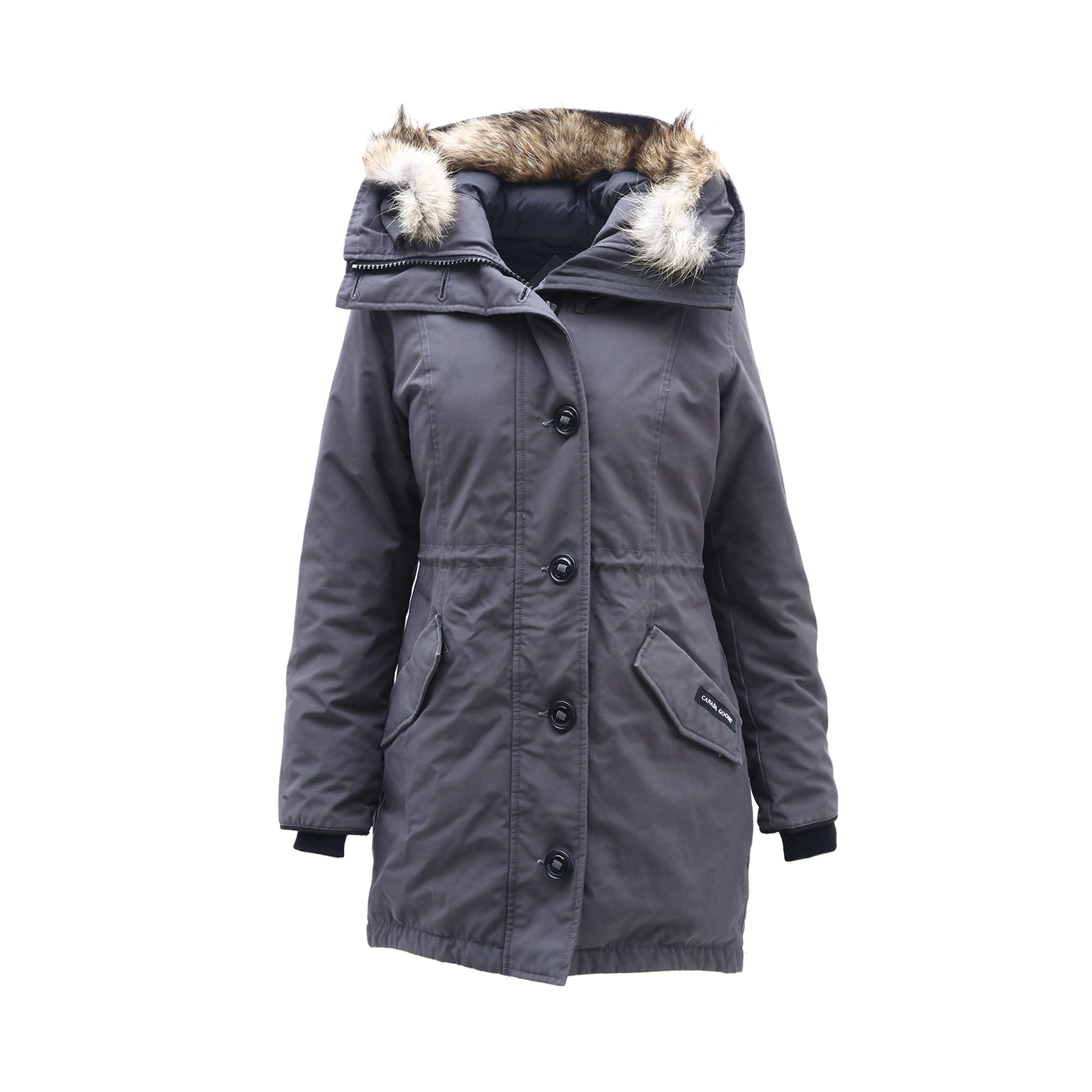 95新 CANADA GOOSE 羽绒服 灰色 尼龙/鸭绒/鹅绒 MP244482522