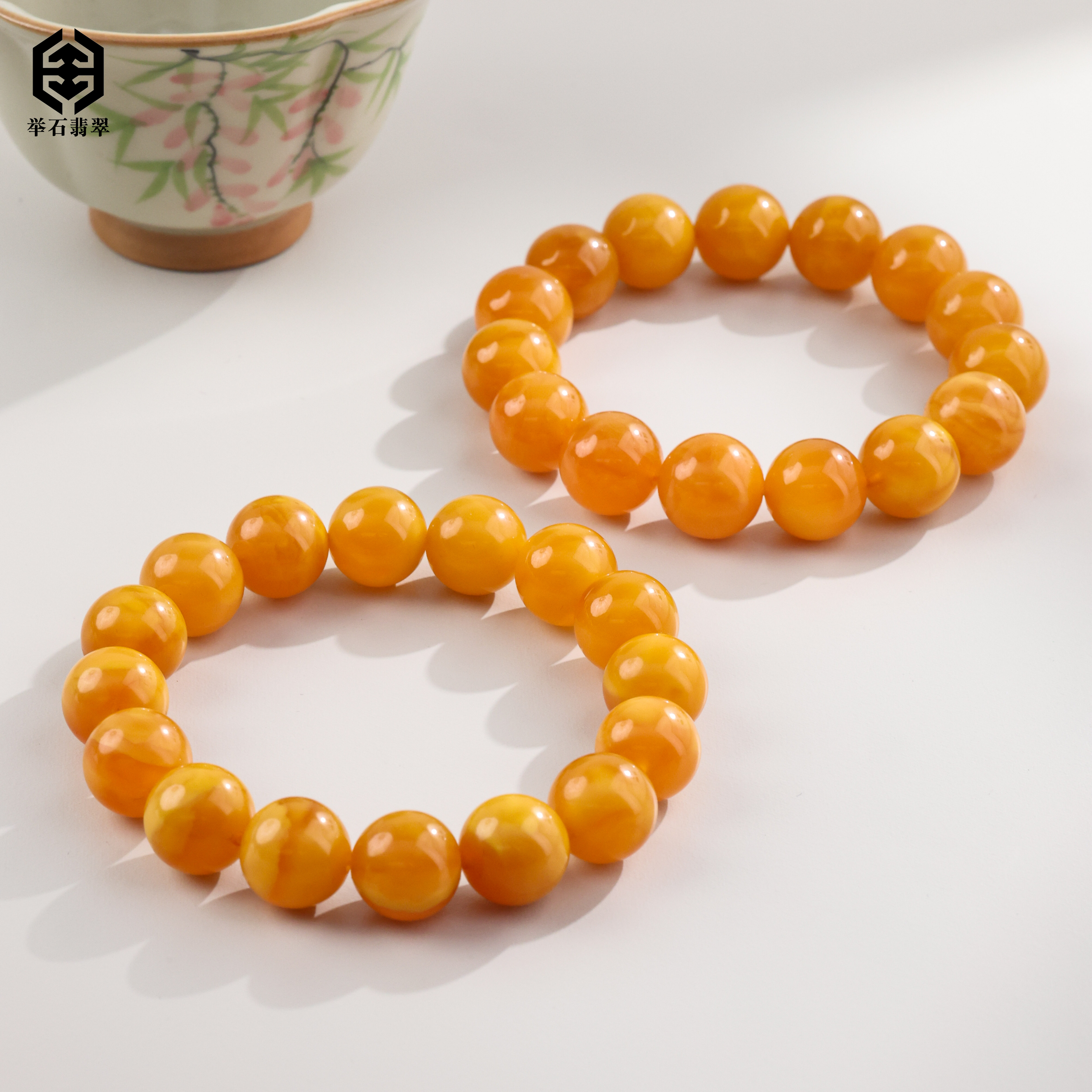 【举石臻品】TH1113-2008-108蜜蜡手串（一件/多样性发/约12mm+）v