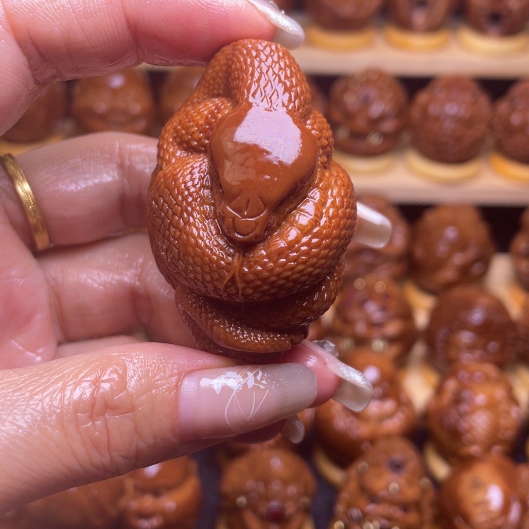 橄榄核把件微**光巴西大橄榄