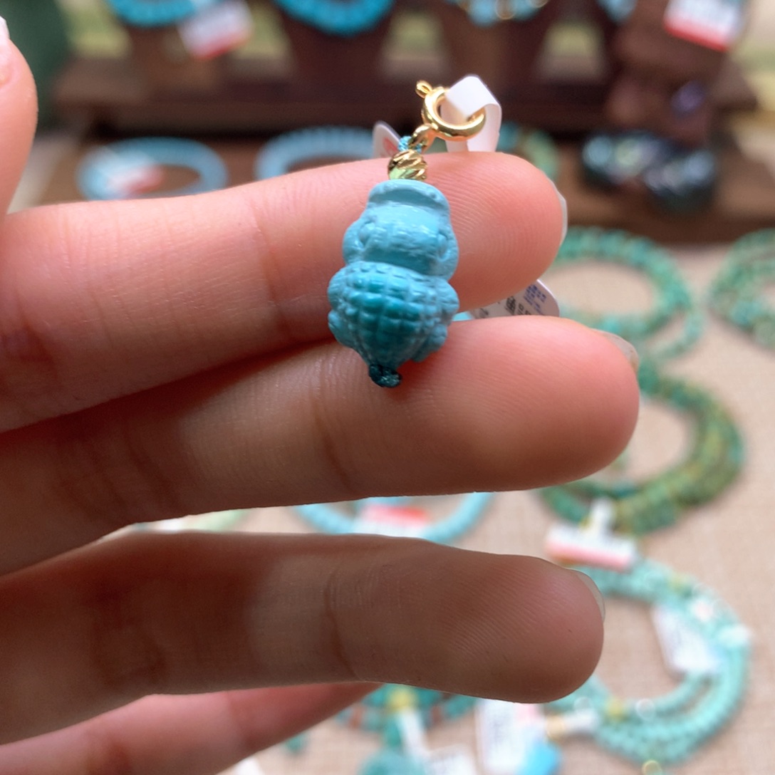 绿松石未镶嵌配饰